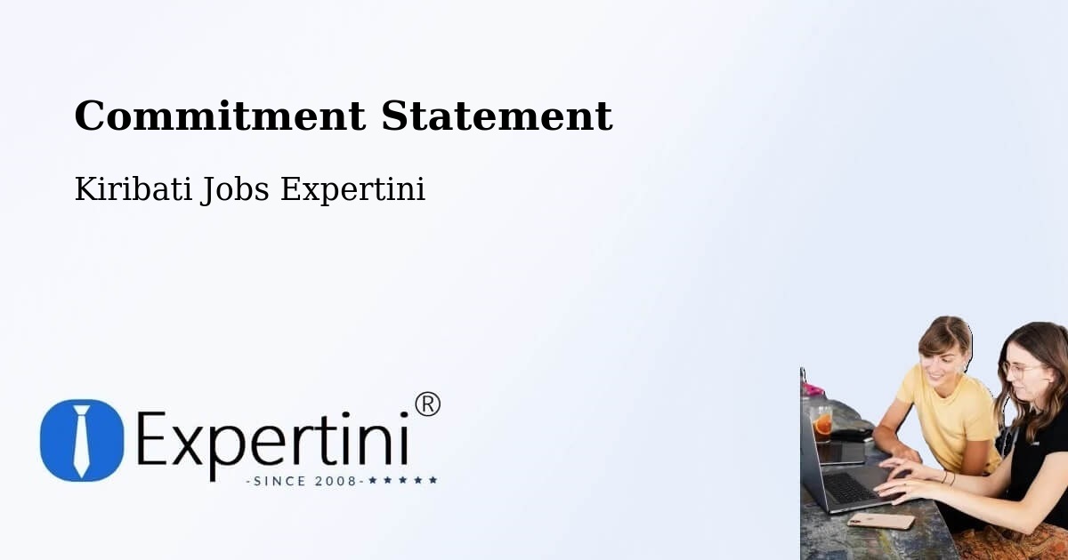 Corporate Commitment – Napari Village - Kiribati Jobs Expertini
